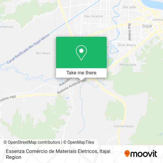 Essenza Comércio de Materiais Eletricos map