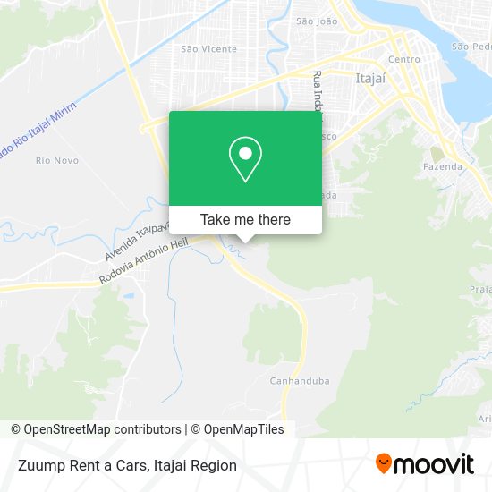 Zuump Rent a Cars map