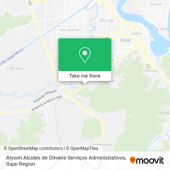 Alyson Alcides de Oliveira Serviços Administrativos map
