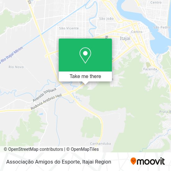 Associação Amigos do Esporte map