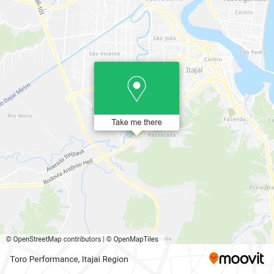 Toro Performance map