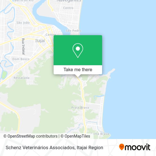 Schenz Veterinários Associados map