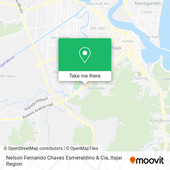 Nelson Fernando Chaves Esmeraldino & Cia map