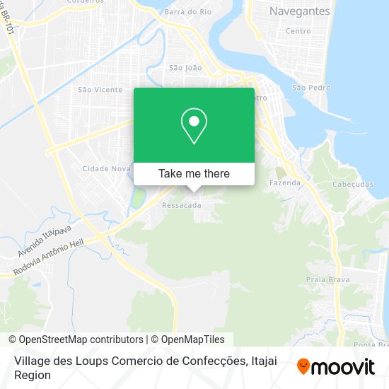 Village des Loups Comercio de Confecções map