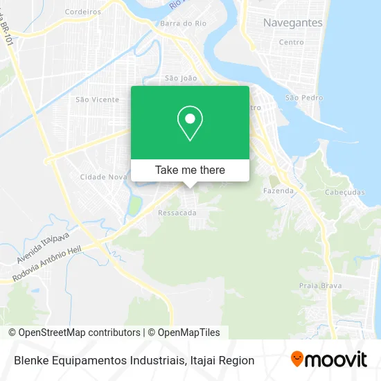 Blenke Equipamentos Industriais map