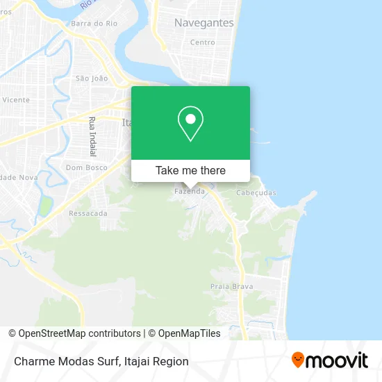 Charme Modas Surf map
