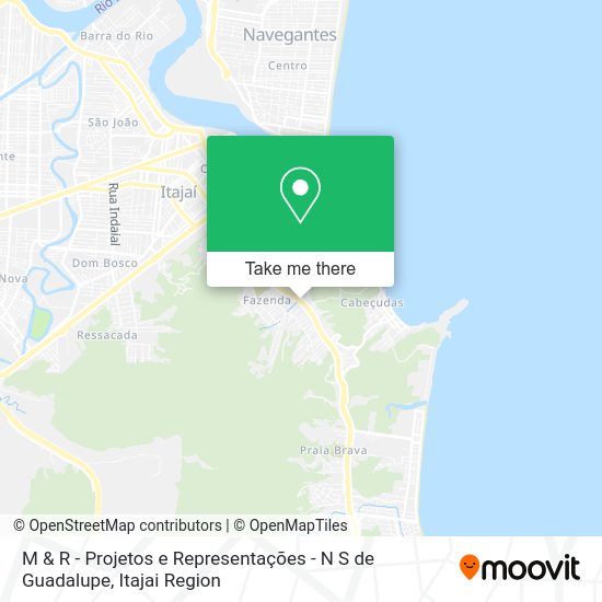 M & R - Projetos e Representações - N S de Guadalupe map