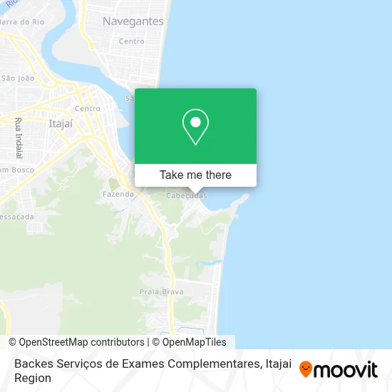 Backes Serviços de Exames Complementares map