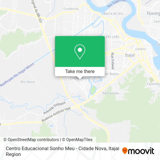Centro Educacional Sonho Meu - Cidade Nova map