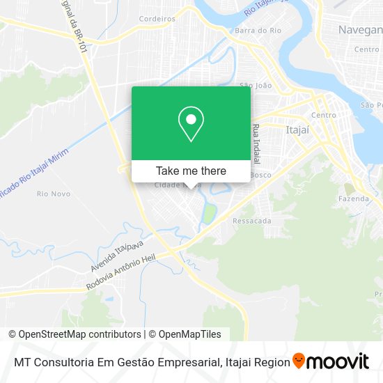 MT Consultoria Em Gestão Empresarial map