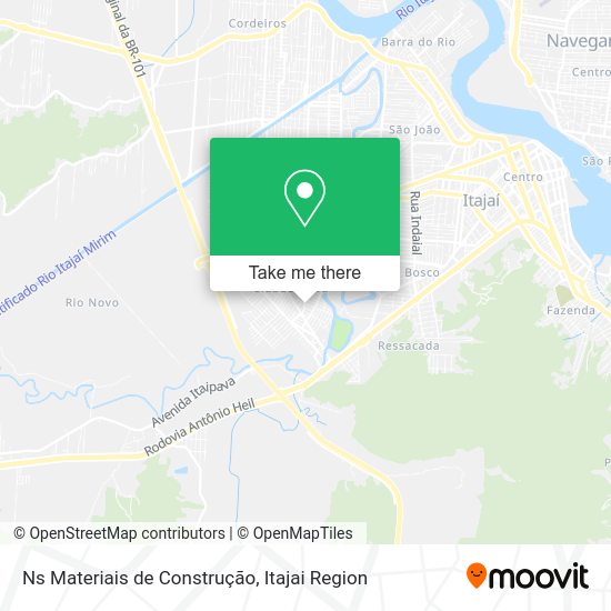 Ns Materiais de Construção map