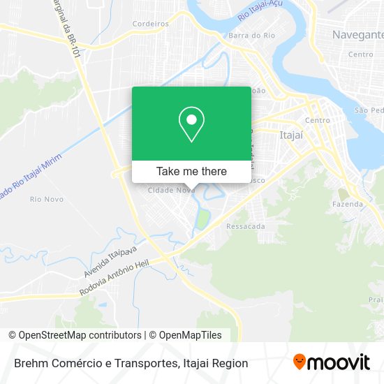 Brehm Comércio e Transportes map