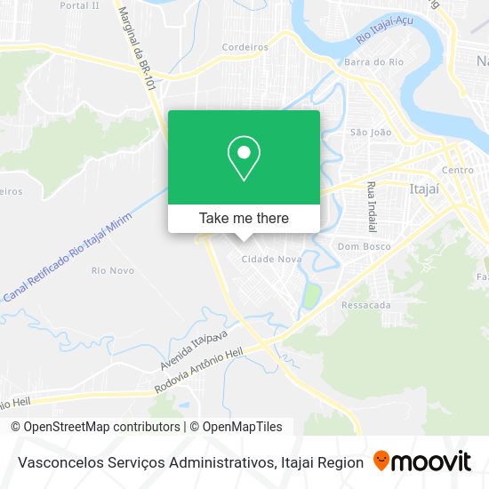 Vasconcelos Serviços Administrativos map