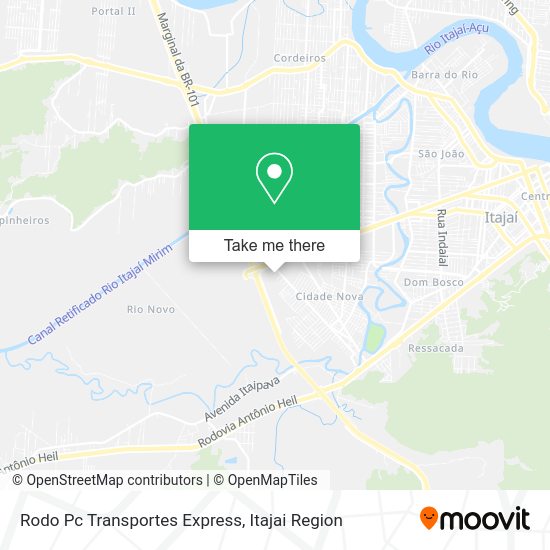 Rodo Pc Transportes Express map