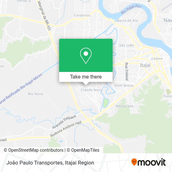 João Paulo Transportes map