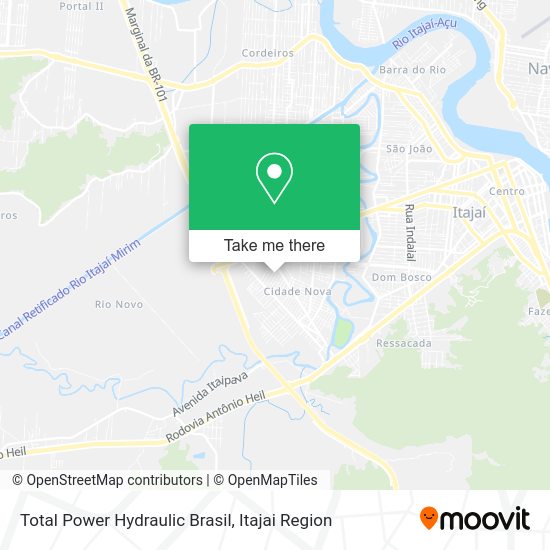 Total Power Hydraulic Brasil map