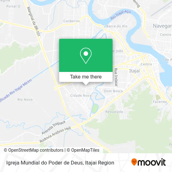 Igreja Mundial do Poder de Deus map