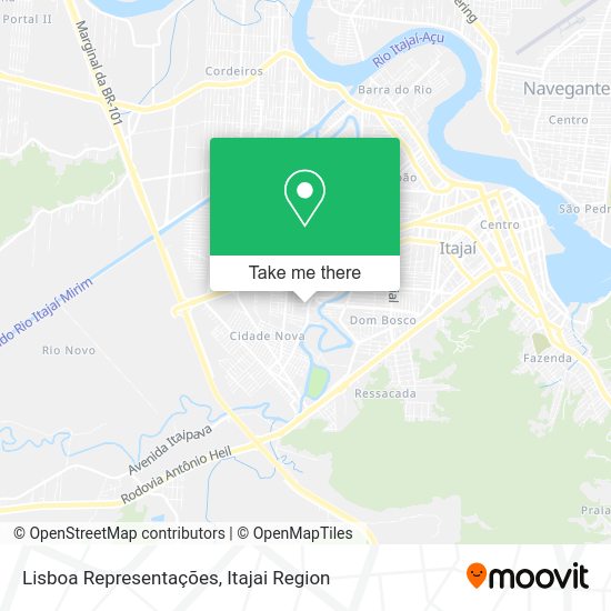 Lisboa Representações map