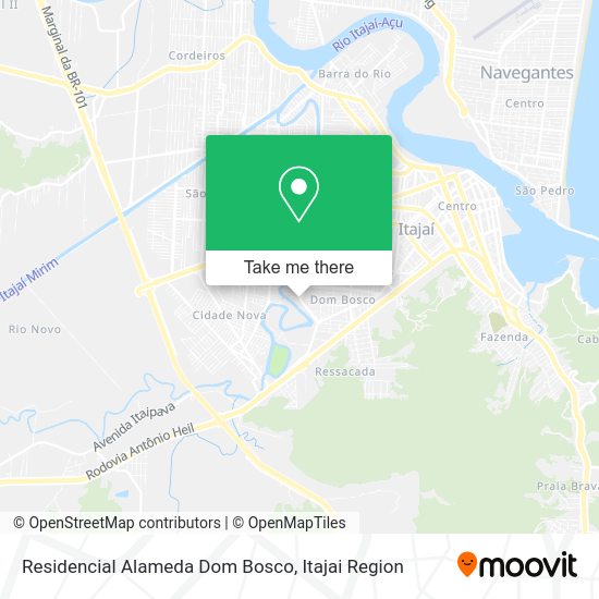 Residencial Alameda Dom Bosco map