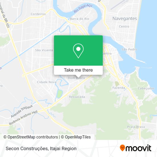 Secon Construções map