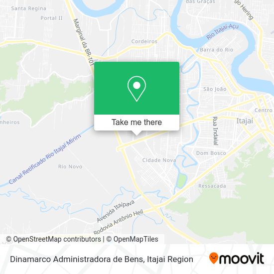 Dinamarco Administradora de Bens map