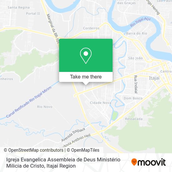 Igreja Evangelica Assembleia de Deus Ministério Milicia de Cristo map