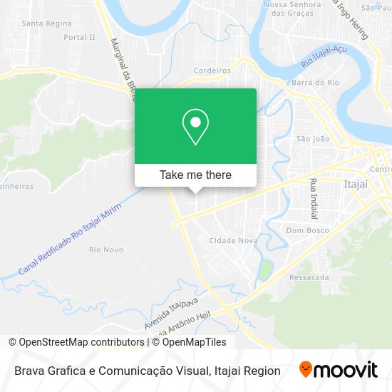 Brava Grafica e Comunicação Visual map