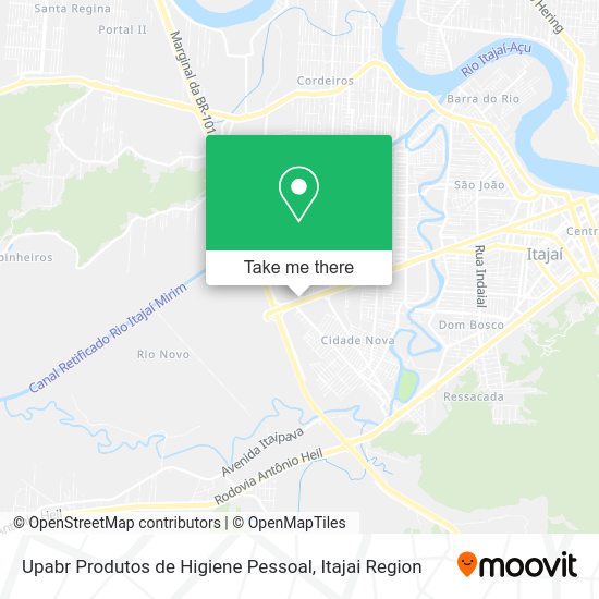 Upabr Produtos de Higiene Pessoal map