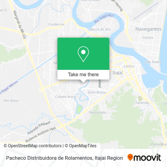 Pacheco Distribuidora de Rolamentos map