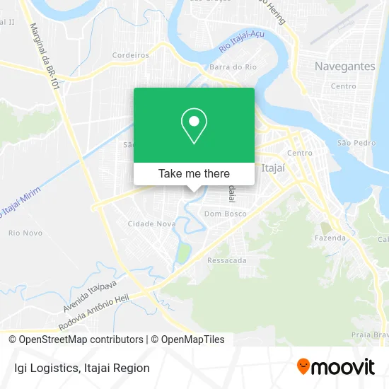 Igi Logistics map