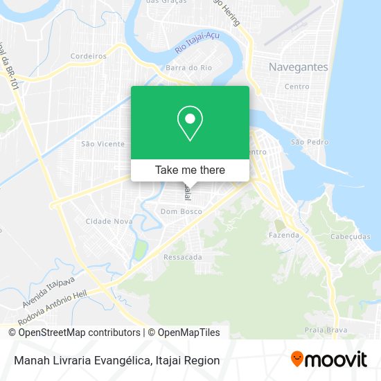 Manah Livraria Evangélica map