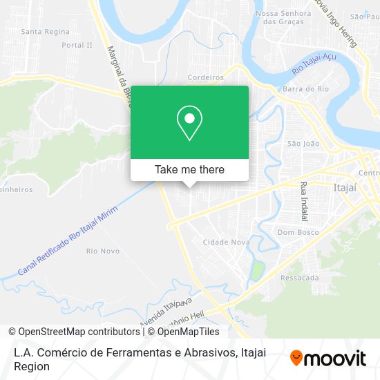 L.A. Comércio de Ferramentas e Abrasivos map