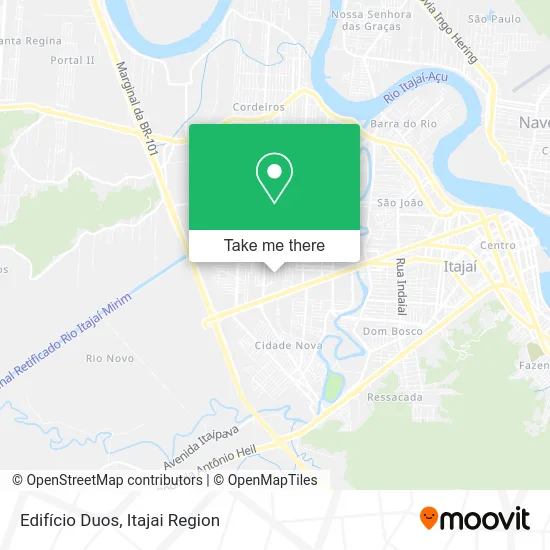 Edifício Duos map
