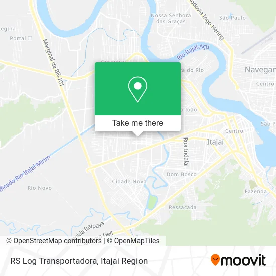 RS Log Transportadora map