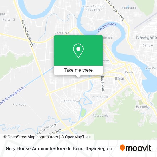 Grey House Administradora de Bens map