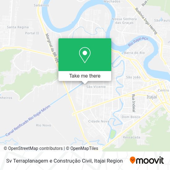 Sv Terraplanagem e Construção Civil map