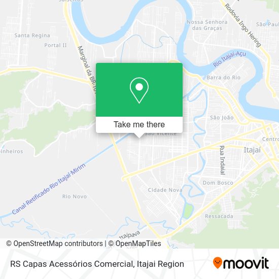 RS Capas Acessórios Comercial map