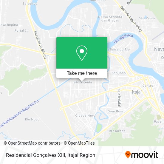 Residencial Gonçalves XIII map