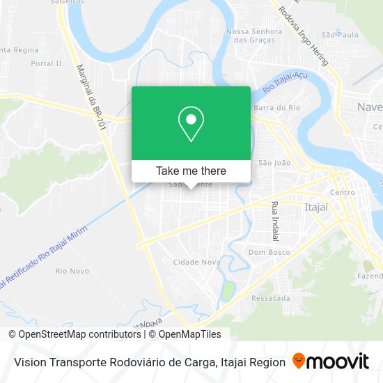 Vision Transporte Rodoviário de Carga map