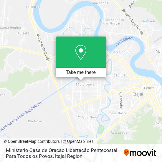 Ministerio Casa de Oracao Libertação Pentecostal Para Todos os Povos map