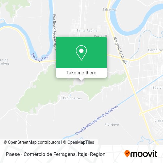 Paese - Comércio de Ferragens map