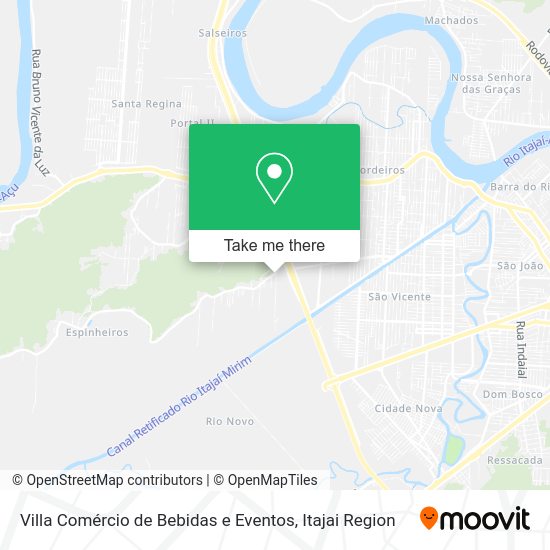 Villa Comércio de Bebidas e Eventos map