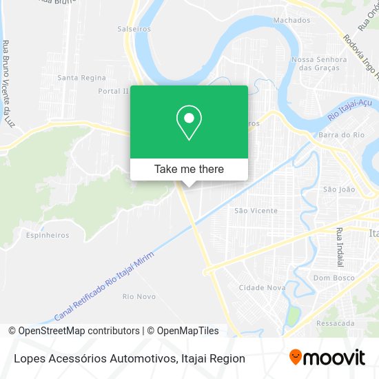 Lopes Acessórios Automotivos map