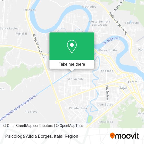 Psicóloga Alicia Borges map