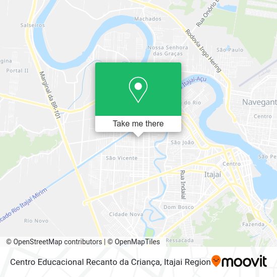 Centro Educacional Recanto da Criança map