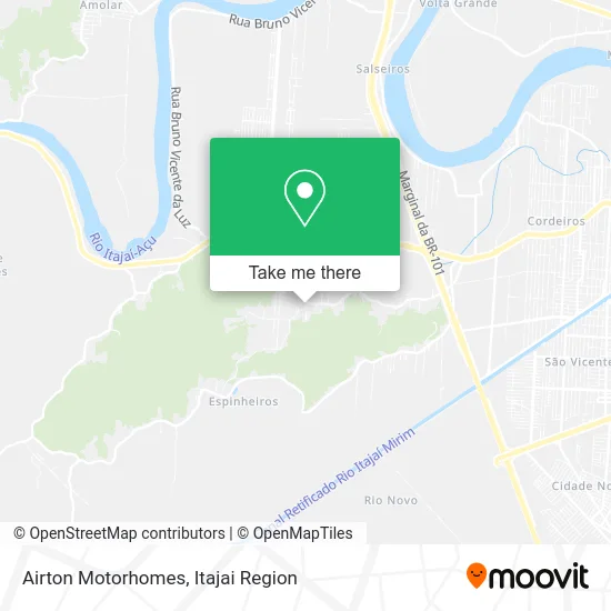 Airton Motorhomes map