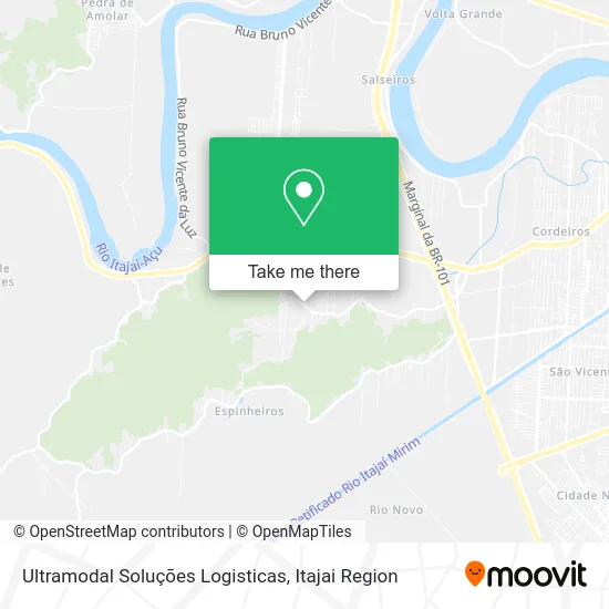 Ultramodal Soluções Logisticas map