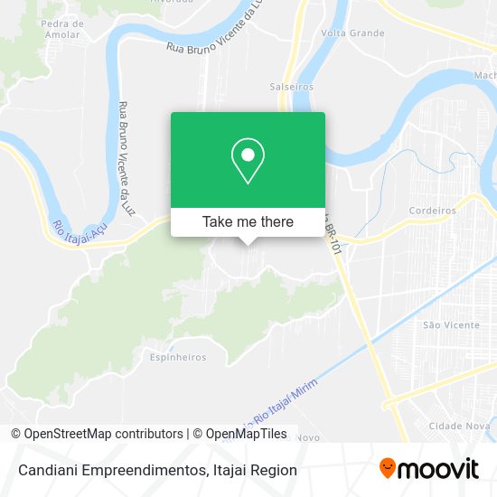 Candiani Empreendimentos map