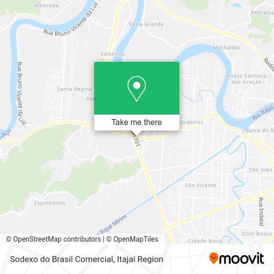 Sodexo do Brasil Comercial map