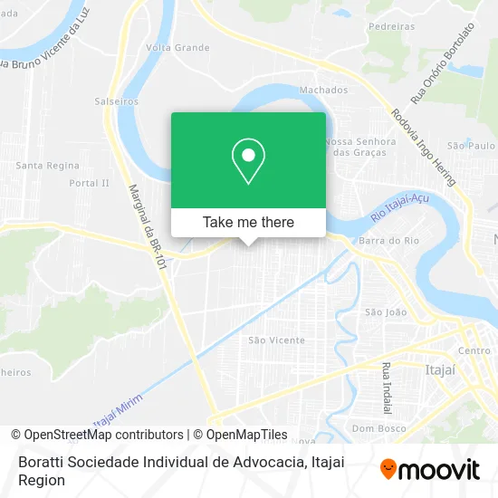 Boratti Sociedade Individual de Advocacia map